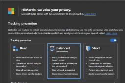 Microsoft在新的Edge浏览器中改进了Tracking Prevention