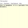 HandyPad是一个免费软件文本编辑器支持自动保存