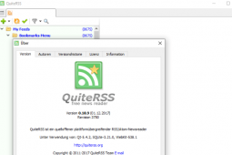 QuiteRSS0194是Windows桌面RSSfeed阅读器的最新版本