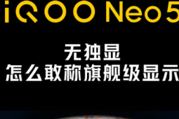 iQOO手机官方公布了新机iQOO Neo5的屏幕配置