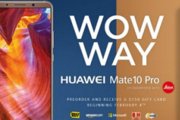 华为 Mate 10 Pro 在预售 附送 150 美元礼品卡