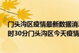 门头沟区疫情最新数据消息情况-(北京时间)截至5月2日18时30分门头沟区今天疫情数据统计通报