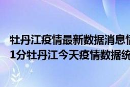 牡丹江疫情最新数据消息情况-(北京时间)截至5月3日00时31分牡丹江今天疫情数据统计通报