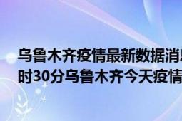 乌鲁木齐疫情最新数据消息情况-(北京时间)截至5月2日18时30分乌鲁木齐今天疫情数据统计通报