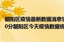 朝阳区疫情最新数据消息情况-(北京时间)截至5月2日18时30分朝阳区今天疫情数据统计通报