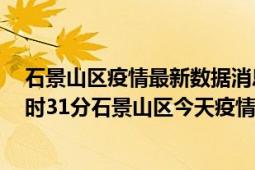 石景山区疫情最新数据消息情况-(北京时间)截至5月3日20时31分石景山区今天疫情数据统计通报