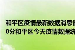 和平区疫情最新数据消息情况-(北京时间)截至5月4日03时30分和平区今天疫情数据统计通报