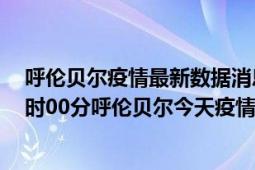 呼伦贝尔疫情最新数据消息情况-(北京时间)截至5月3日11时00分呼伦贝尔今天疫情数据统计通报