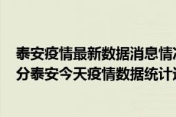 泰安疫情最新数据消息情况-(北京时间)截至5月3日15时36分泰安今天疫情数据统计通报