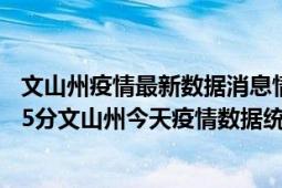 文山州疫情最新数据消息情况-(北京时间)截至5月3日10时15分文山州今天疫情数据统计通报