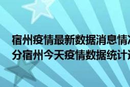 宿州疫情最新数据消息情况-(北京时间)截至5月5日01时01分宿州今天疫情数据统计通报