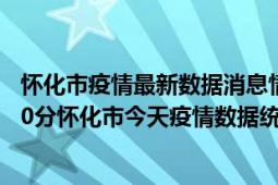 怀化市疫情最新数据消息情况-(北京时间)截至5月4日15时30分怀化市今天疫情数据统计通报