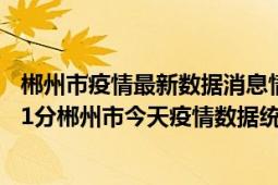 郴州市疫情最新数据消息情况-(北京时间)截至5月5日17时01分郴州市今天疫情数据统计通报