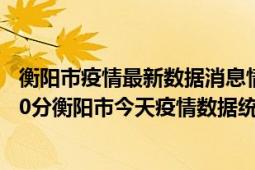 衡阳市疫情最新数据消息情况-(北京时间)截至5月5日08时30分衡阳市今天疫情数据统计通报