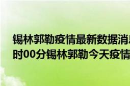 锡林郭勒疫情最新数据消息情况-(北京时间)截至5月6日16时00分锡林郭勒今天疫情数据统计通报