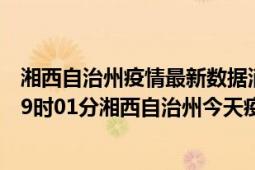 湘西自治州疫情最新数据消息情况-(北京时间)截至5月6日19时01分湘西自治州今天疫情数据统计通报