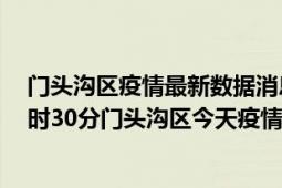 门头沟区疫情最新数据消息情况-(北京时间)截至5月8日03时30分门头沟区今天疫情数据统计通报