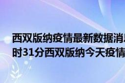 西双版纳疫情最新数据消息情况-(北京时间)截至5月8日01时31分西双版纳今天疫情数据统计通报