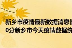 新乡市疫情最新数据消息情况-(北京时间)截至5月9日06时30分新乡市今天疫情数据统计通报