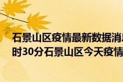 石景山区疫情最新数据消息情况-(北京时间)截至5月9日22时30分石景山区今天疫情数据统计通报