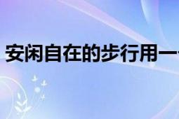 安闲自在的步行用一个词来形容（安闲自在）