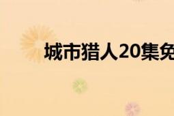 城市猎人20集免费看（城市猎人2）