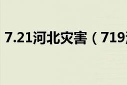 7.21河北灾害（719河北特大暴雨洪涝灾害）