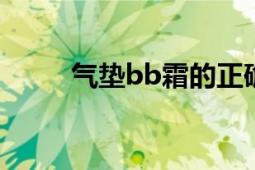 气垫bb霜的正确用法（气鸣乐器）