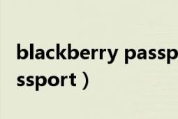 blackberry passport铃声（BlackBerry Passport）