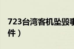 723台湾客机坠毁事故（723台湾客机坠毁事件）