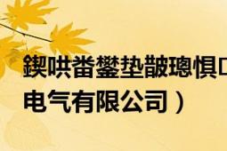 鍥哄畨鐢垫皵璁惧鏈夐檺鍏徃（索能 固安电气有限公司）