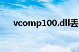 vcomp100.dll丢失（vcomp100.dll）