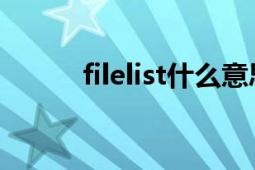 filelist什么意思（FileListBox）