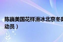 陈巍美国花样滑冰北京冬奥会破纪录（陈巍 美国花样滑冰运动员）