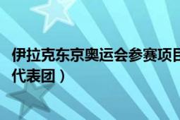 伊拉克东京奥运会参赛项目（2020年东京奥运会伊拉克体育代表团）