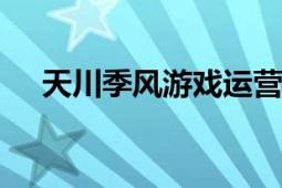 天川季风游戏运营3D策略角色扮演游戏