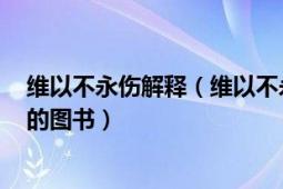 维以不永伤解释（维以不永伤 2004年春风文艺出版社出版的图书）