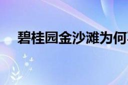 碧桂园金沙滩为何不贵（碧桂园金沙滩）