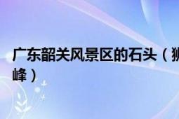 广东韶关风景区的石头（狮子岩 广东省韶关市曲江区著名石峰）