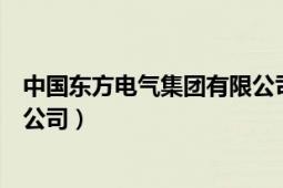 中国东方电气集团有限公司的官网（中国东方电气集团有限公司）