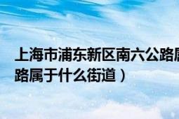 上海市浦东新区南六公路属于什么镇（上海浦东新区南六公路属于什么街道）