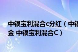 中银宝利混合c分红（中银宝利灵活配置混合型证券投资基金 中银宝利混合C）