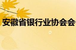 安徽省银行业协会会长（安徽省银行业协会）