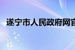 遂宁市人民政府网官网（遂宁市人民政府）