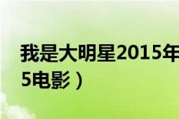 我是大明星2015年第六季（我是大明星 2015电影）