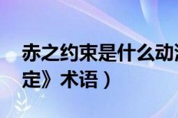 赤之约束是什么动漫（眷属 动漫《赤色的约定》术语）