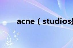 acne（studios是什么牌子 哪国的）