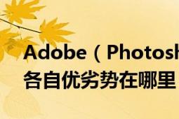 Adobe（Photoshop 和美图秀秀的区别及各自优劣势在哪里）