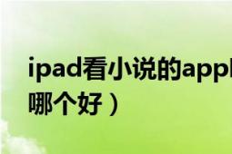 ipad看小说的app哪个好（ipad看小说软件哪个好）