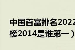 中国首富排名2022前500名（亚洲首富排行榜2014是谁第一）